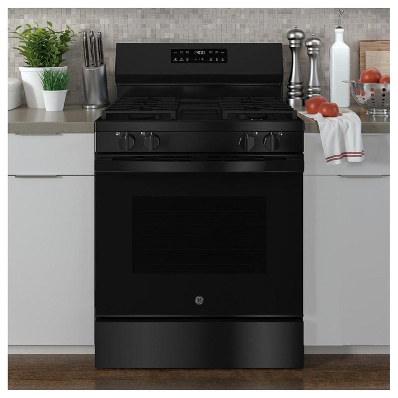 30-inch Freestanding Gas Range with SmartHQª (GGF400PVBB)