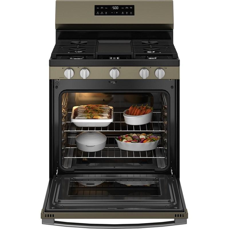 30-inch Freestanding Gas Range with Center Oval Burner (GGF500PVES)
