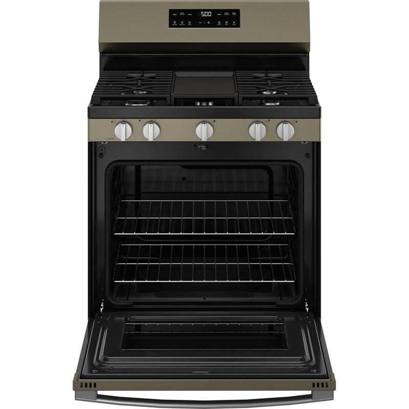 30-inch Freestanding Gas Range with Center Oval Burner (GGF500PVES)