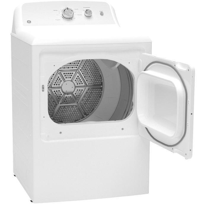 6.2 cu. ft. Gas Dryer with Reversible Door (GTX38GASWWS)