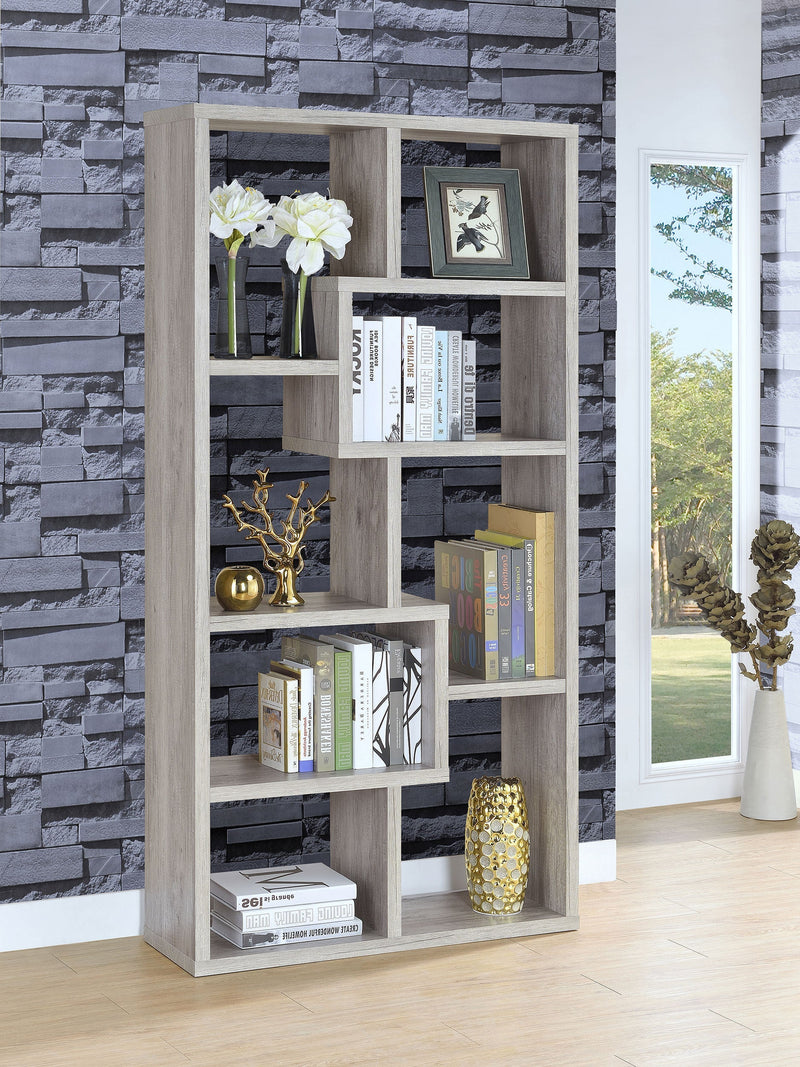 Theo 71-inch 6-shelf Bookshelf