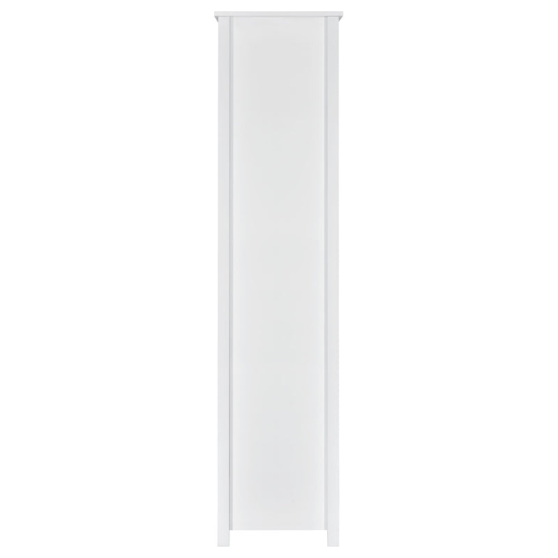 Dylan 68-inch 4-shelf Storage Bookshelf High Gloss