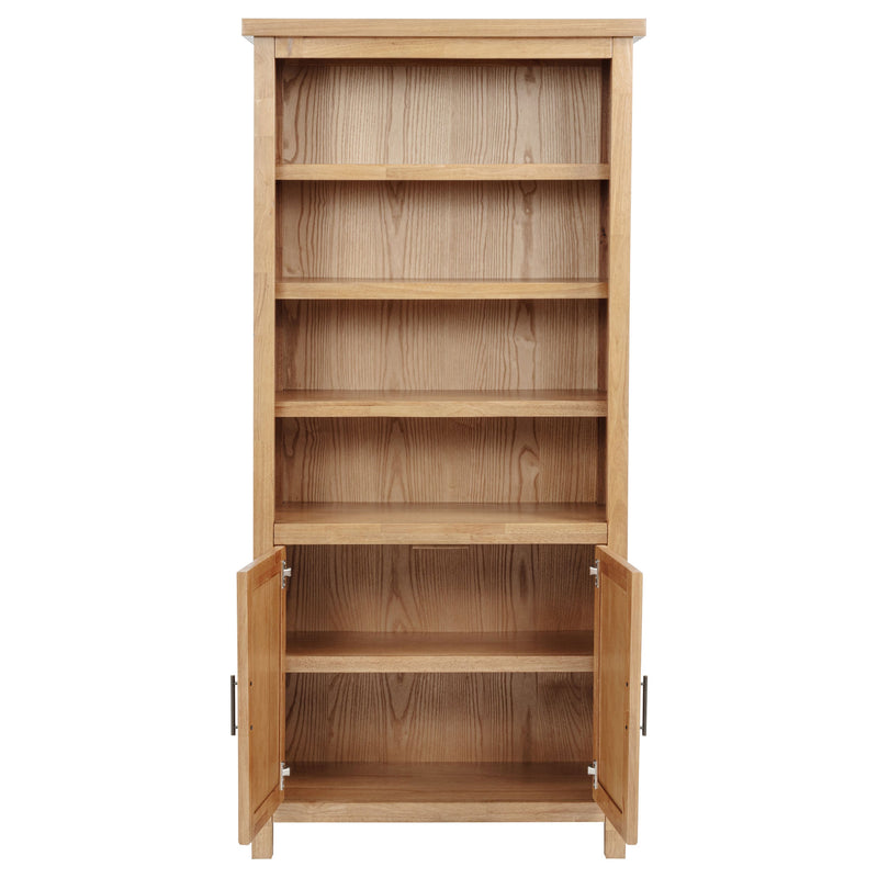 Vermes 72-inch 2-door Home Office Cabinet Bookcase Light Ash