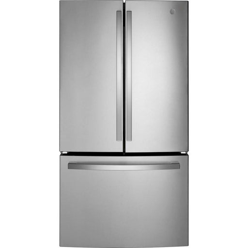 36-inch, 21.9 cu.ft. Counter-Depth French 3-Door Refrigerator with Interior Ice Maker (GWE22JYMFS)