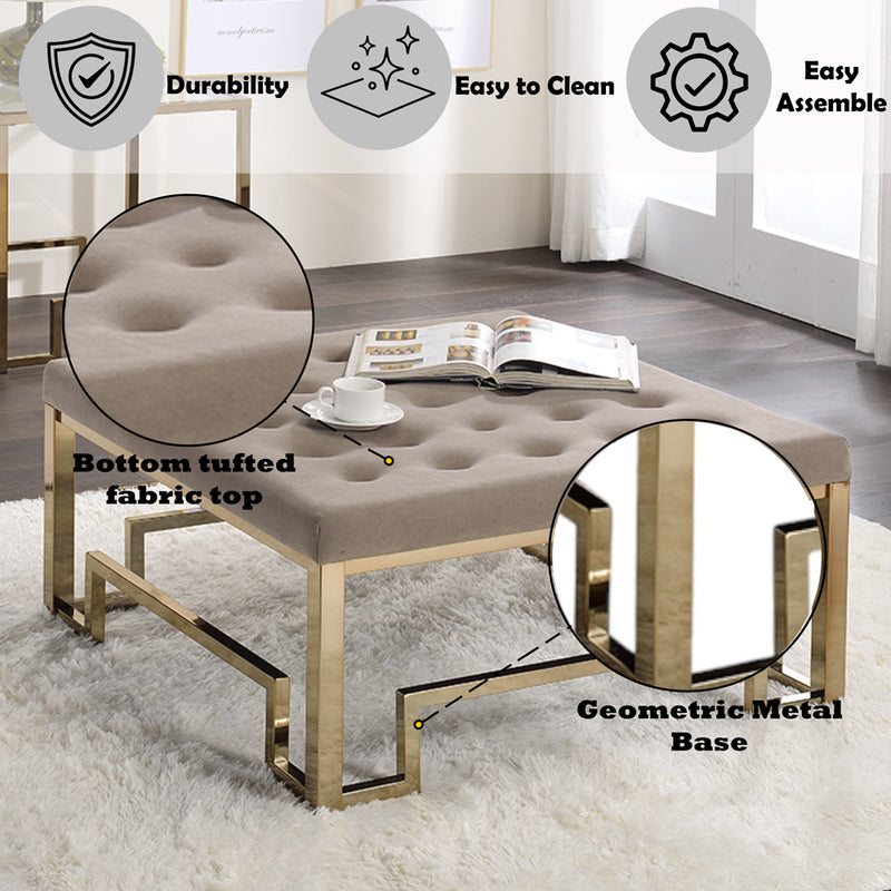 Damien Bench & Ottoman