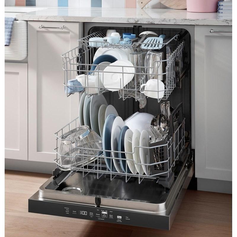 ENERGY STAR¨ Top Control Hybrid Tub Dishwasher with Third Rack (GDT595HYYFS)