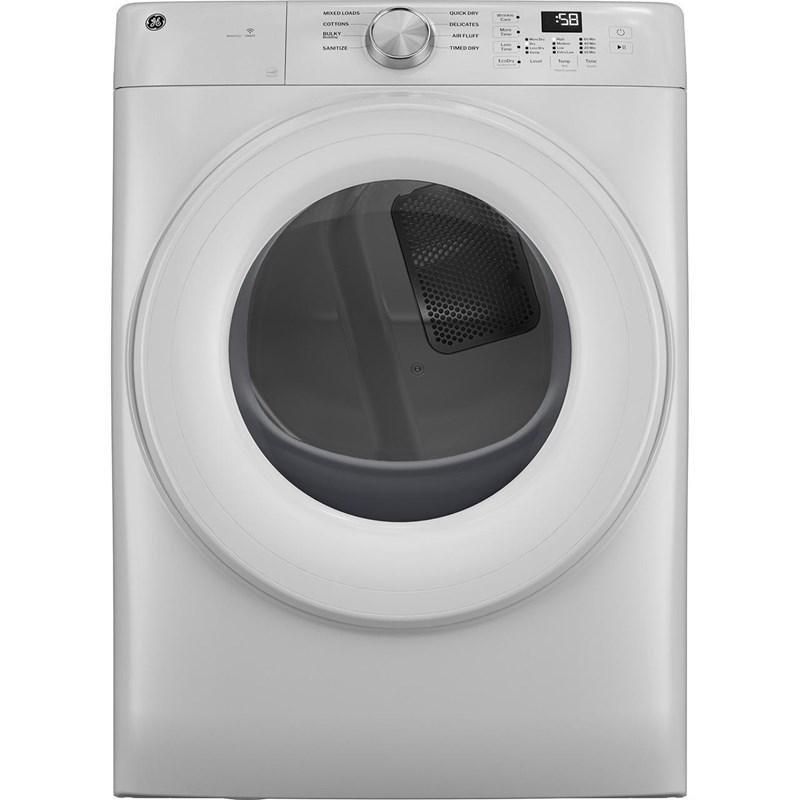 7.8 cu. ft. Smart Electric Dryer with WiFi Powered by SmartHQª (GFD35ESSYWW)
