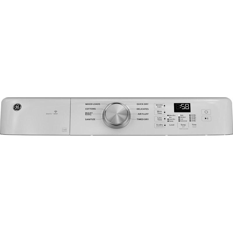 7.8 cu. ft. Smart Electric Dryer with WiFi Powered by SmartHQª (GFD35ESSYWW)