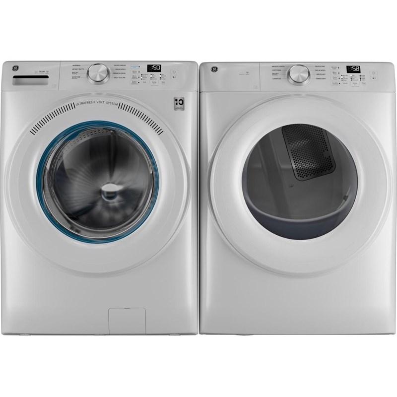 4.6 cu. ft. Smart Front Load Washer with UltraFresh Vent System with OdorBlockª (GFW350SSYWW)
