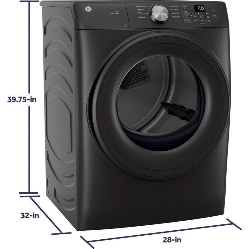 7.8 cu. ft. Smart Gas Dryer with WiFi Powered by SmartHQª (GFD35GSPYDS)