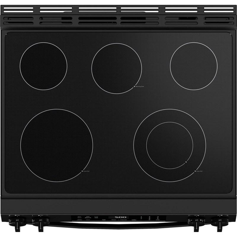 30-inch Slide-in Electric Range with Crisp Mode (GRS500PVBB)