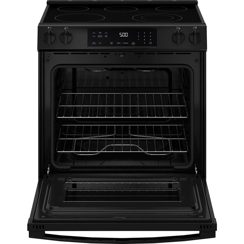 30-inch Slide-in Electric Range with Crisp Mode (GRS500PVBB)