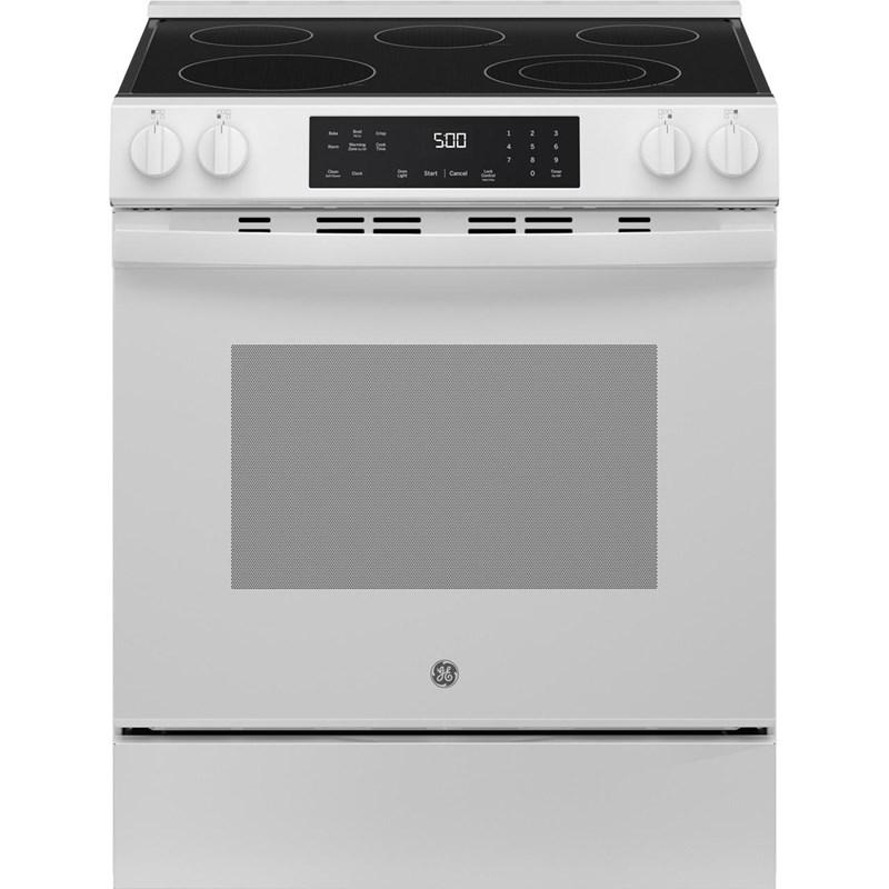 30-inch Slide-in Electric Range with Crisp Mode (GRS500PVWW)