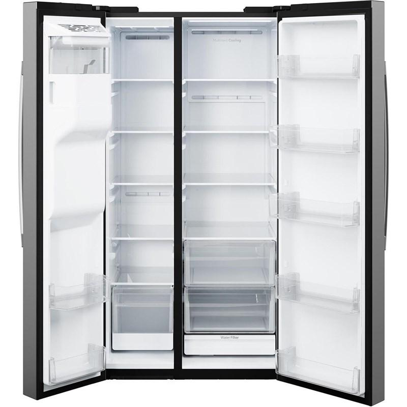 36-inch, 27.9 cu. ft. Side-By-Side Refrigerator with Extra Tall Dispenser (GSS28NYYFS)