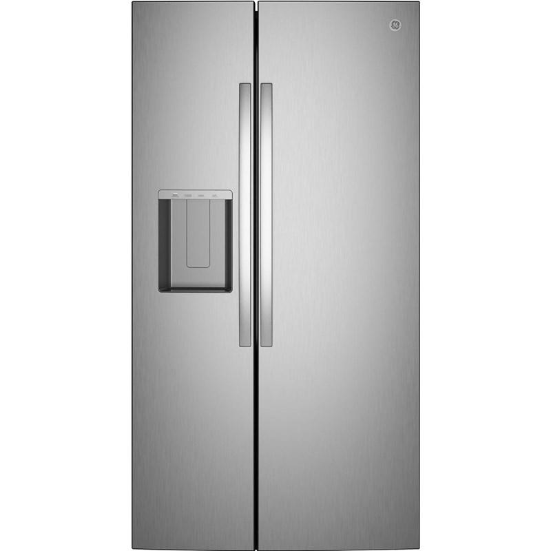 36-inch, 27.7 cu. ft. Side-By-Side Refrigerator with Extra Tall Dispenser (GSS28PYYFS)