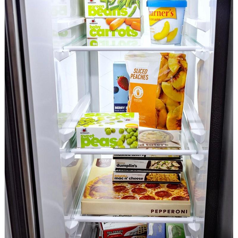 36-inch, 27.7 cu. ft. Side-By-Side Refrigerator with Extra Tall Dispenser (GSS28PYYFS)