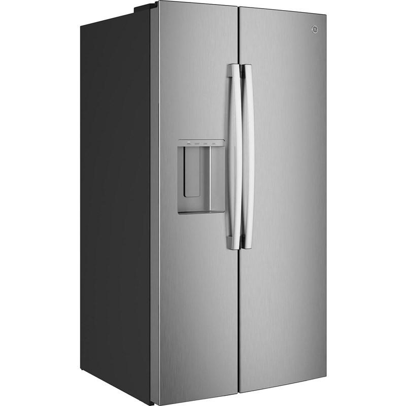36-inch, 27.7 cu. ft. Side-By-Side Refrigerator with Extra Tall Dispenser (GSS28PYYFS)