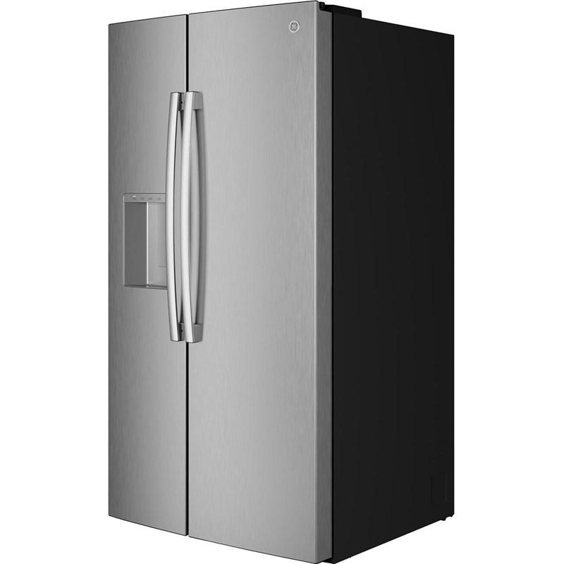 36-inch, 27.7 cu. ft. Side-By-Side Refrigerator with Extra Tall Dispenser (GSS28PYYFS)