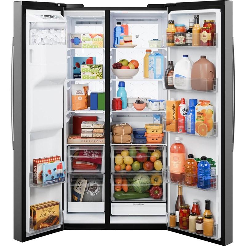 36-inch, 27.7 cu. ft. Side-By-Side Refrigerator with Extra Tall Dispenser (GSS28PYYFS)