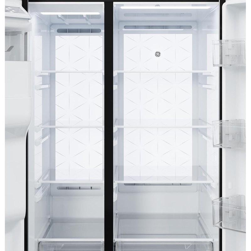 36-inch, 27.7 cu. ft. Side-By-Side Refrigerator with Extra Tall Dispenser (GSS28PYYFS)