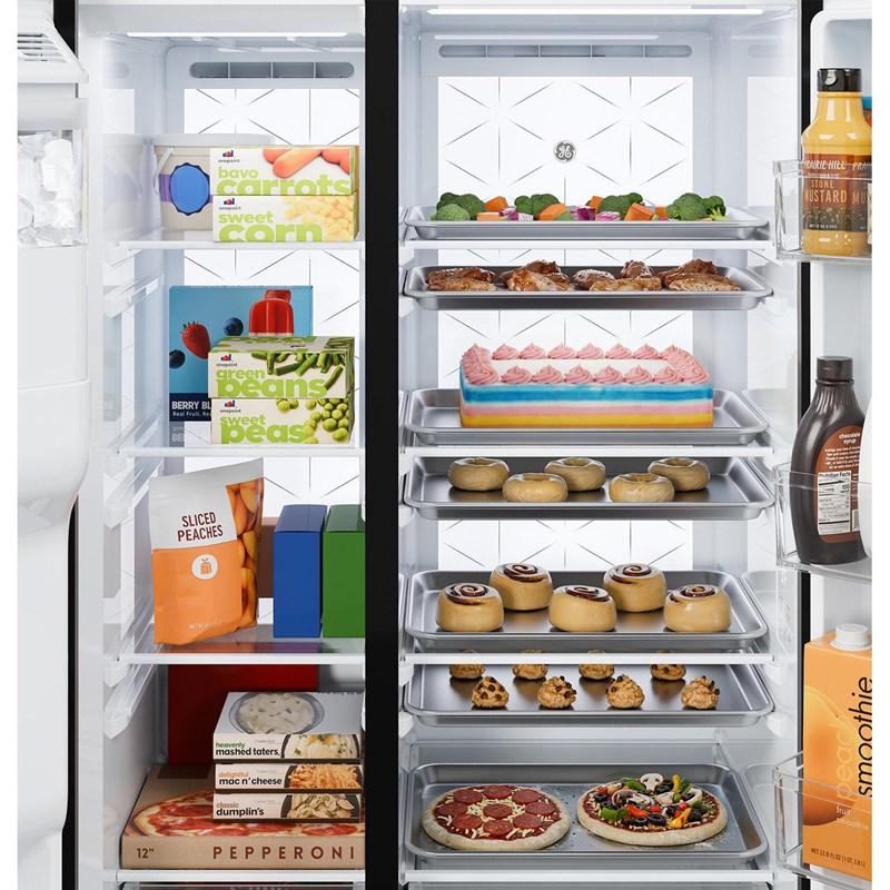 36-inch, 27.7 cu. ft. Side-By-Side Refrigerator with Extra Tall Dispenser (GSS28PYYFS)