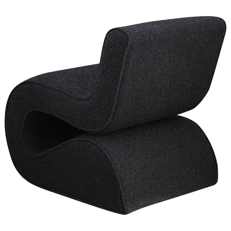 Ronea Boucle Upholstered Armless Curved Chair