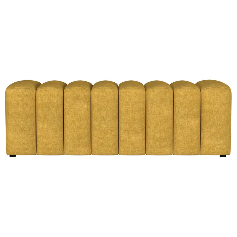 Summer Fabric Upholstered Tufted Accent Bench