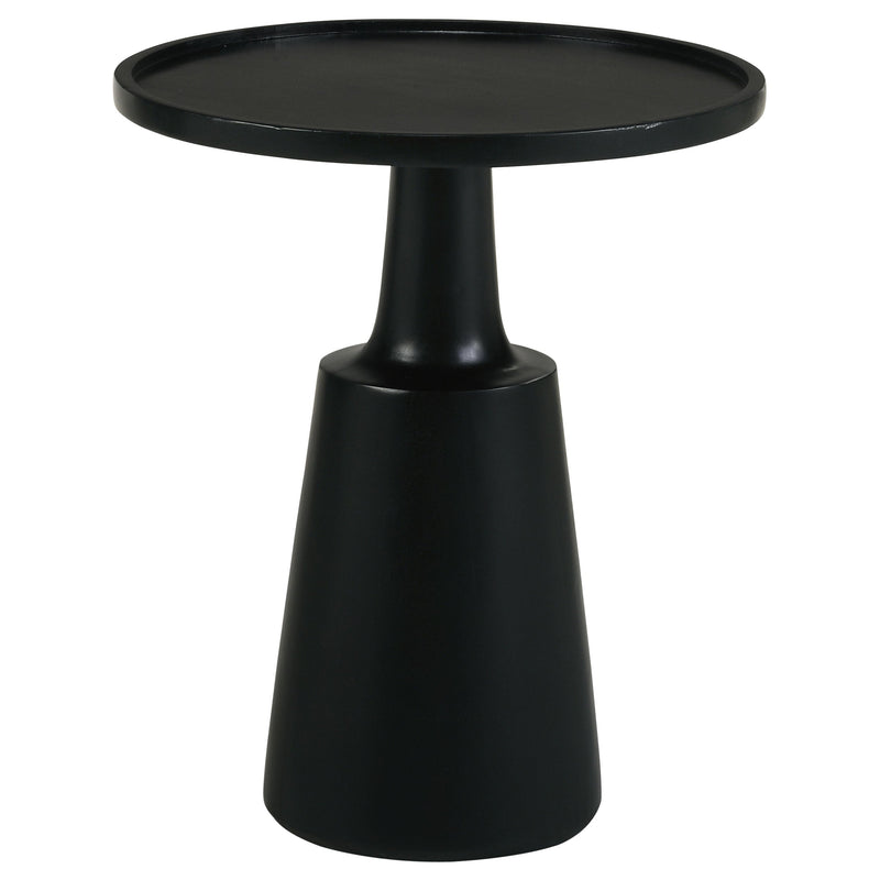 Ixia Round Solid Wood Accent Side Table