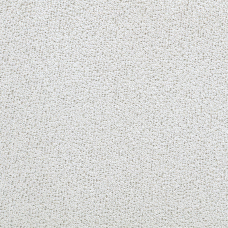 Remuda Boucle Upholstered Round Storage Ottoman Ivory