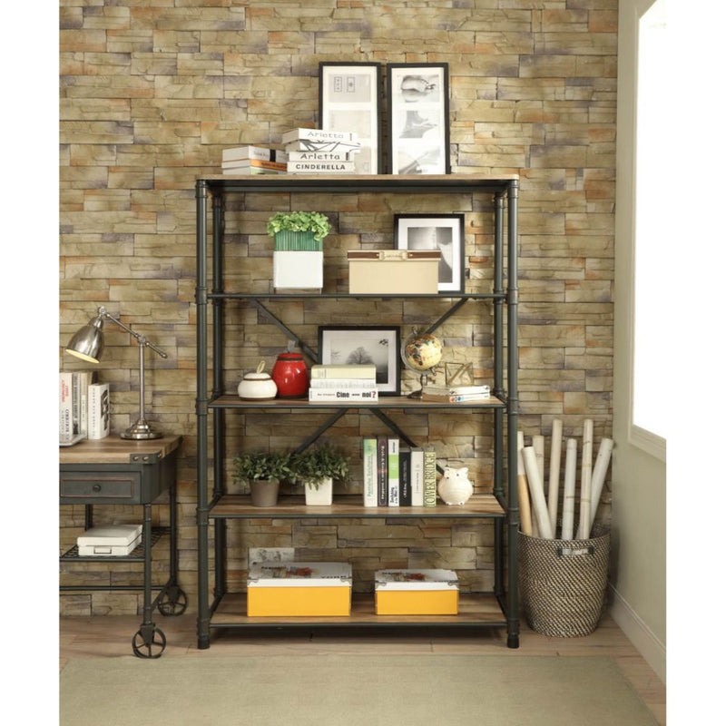 Itzel Bookshelf & File Cabinet