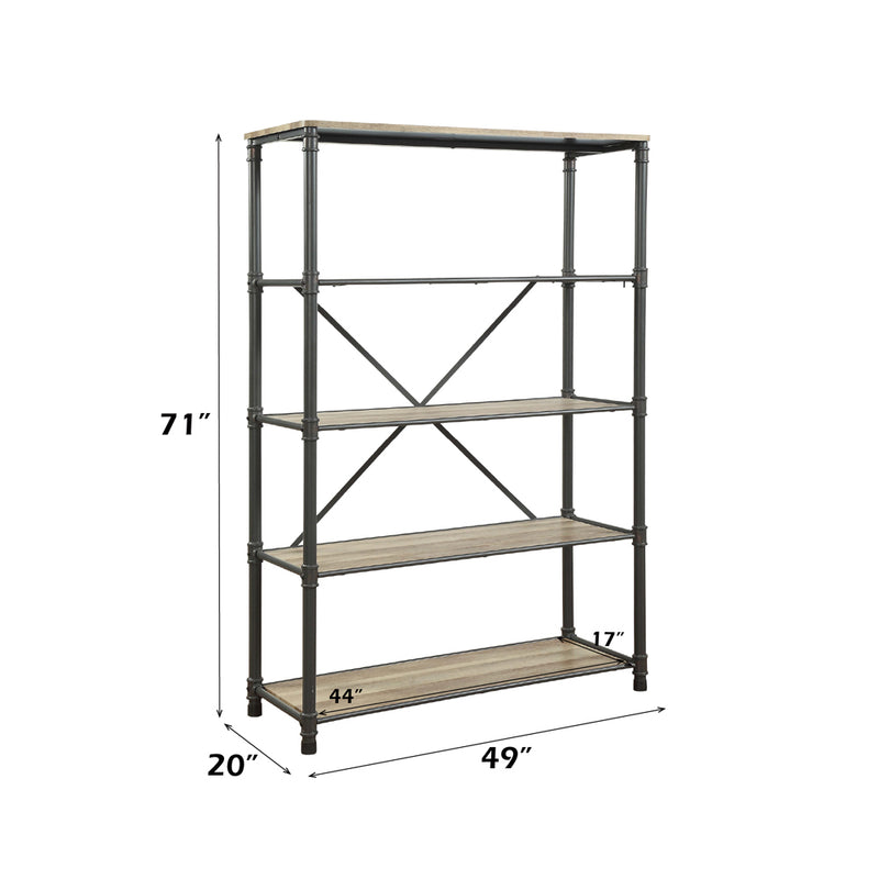 Itzel Bookshelf & File Cabinet