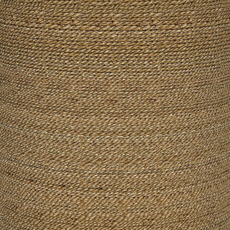 Halden Round Woven Seagrass Accent Side Table Light Brown