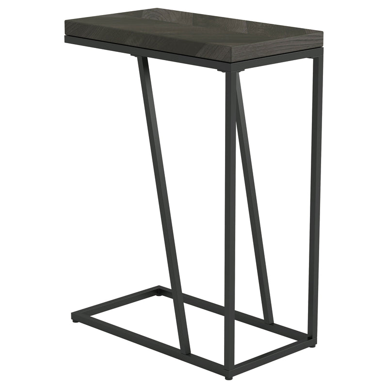 Sergio Engineered Wood C-Shaped Sofa Side Table