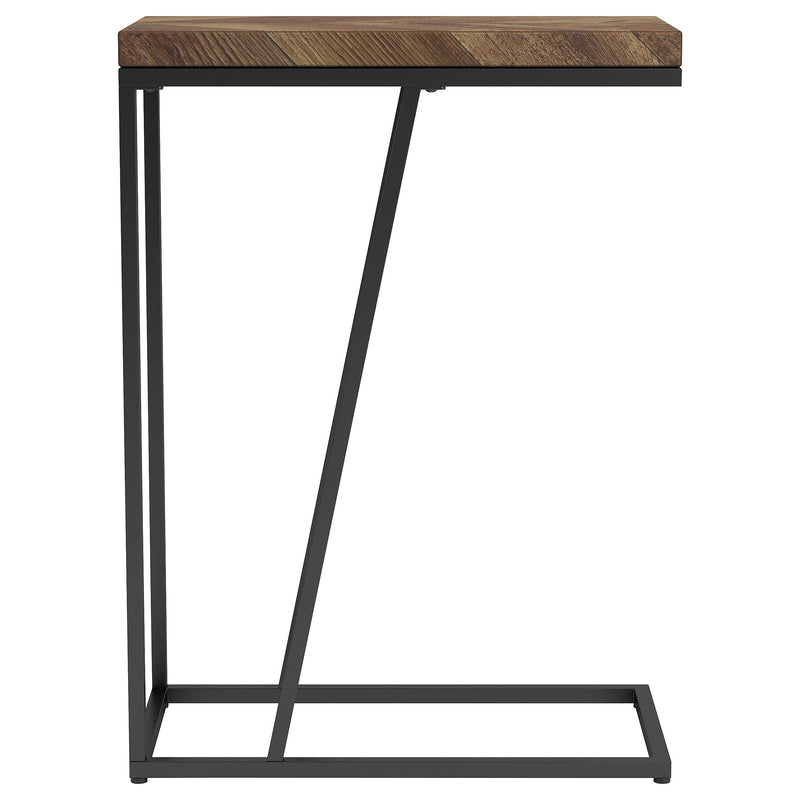 Sergio Engineered Wood C-Shaped Sofa Side Table