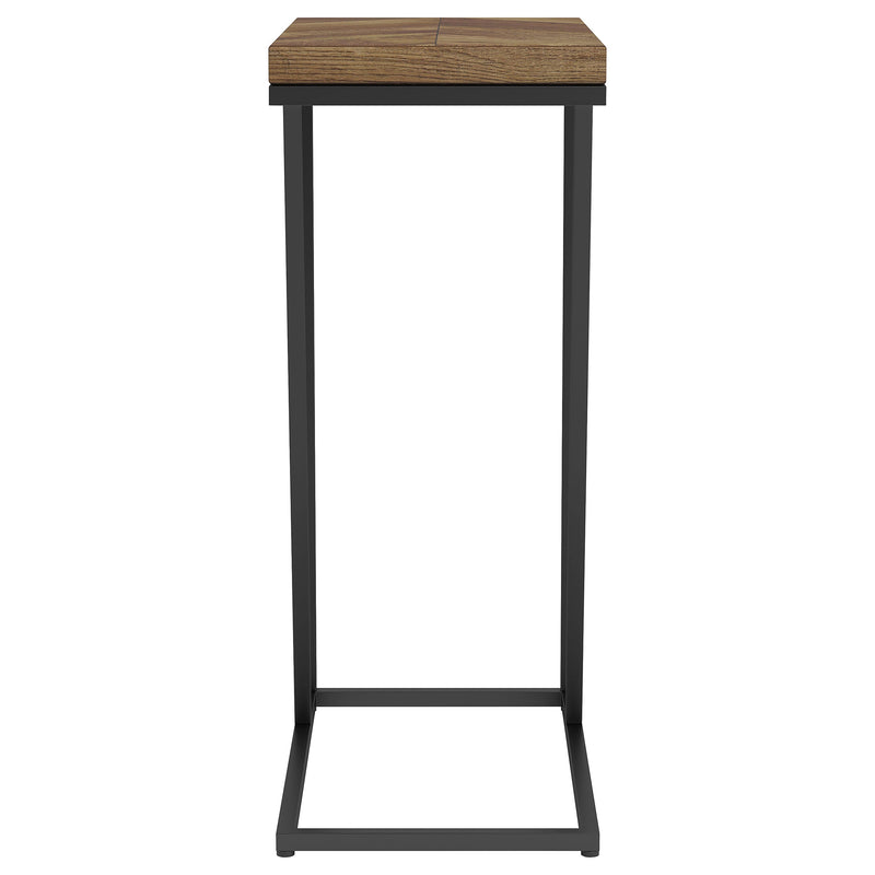 Sergio Engineered Wood C-Shaped Sofa Side Table