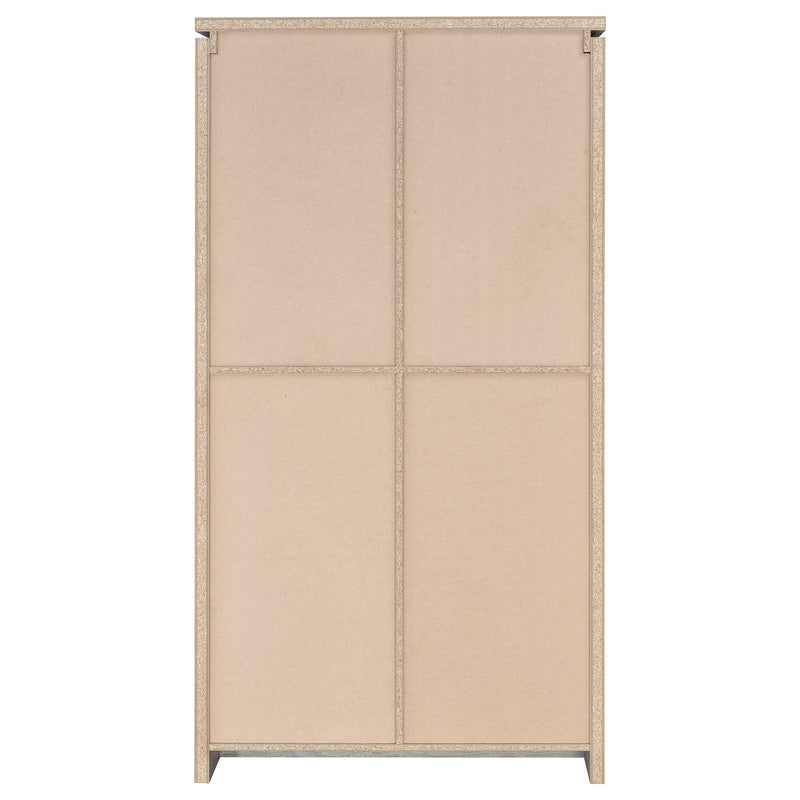 Alejo 2-door Engineered Wood Tall Cabinet Grey Driftwood