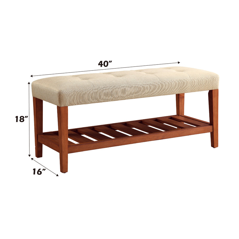 Charla Bench & Ottoman