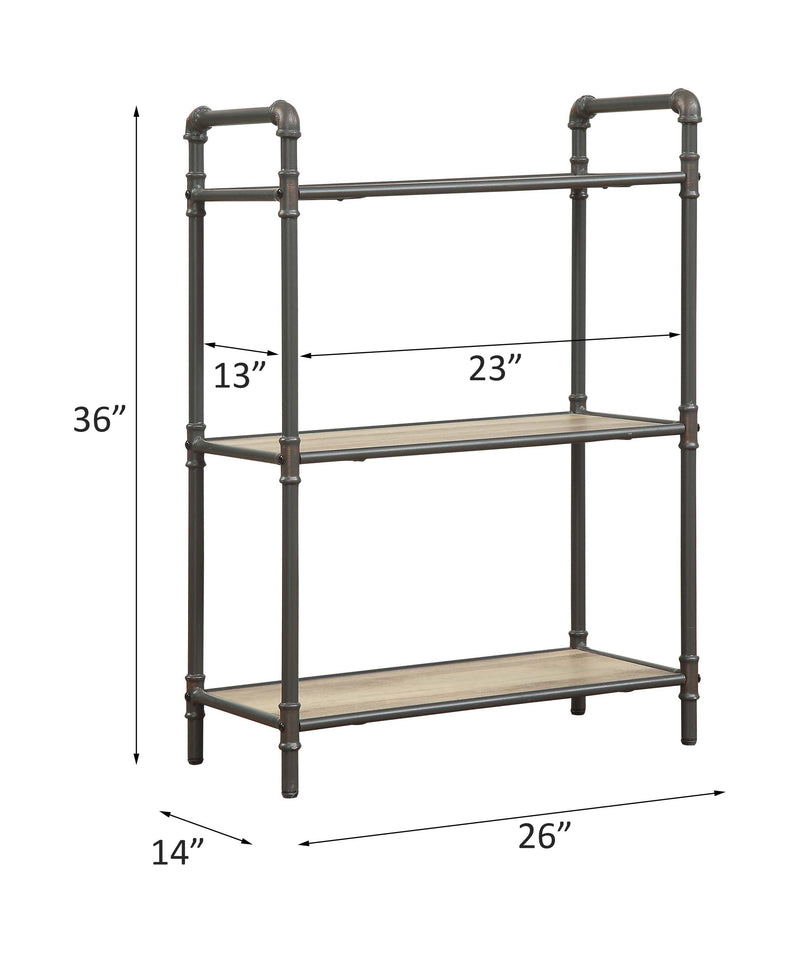 Itzel Bookshelf & File Cabinet
