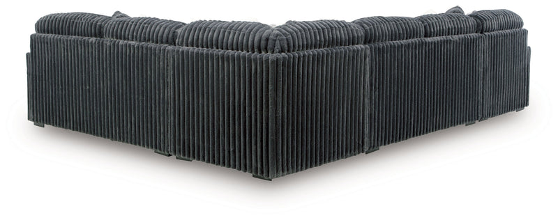 Midnight-Madness 4-Piece Sectional with Chaise