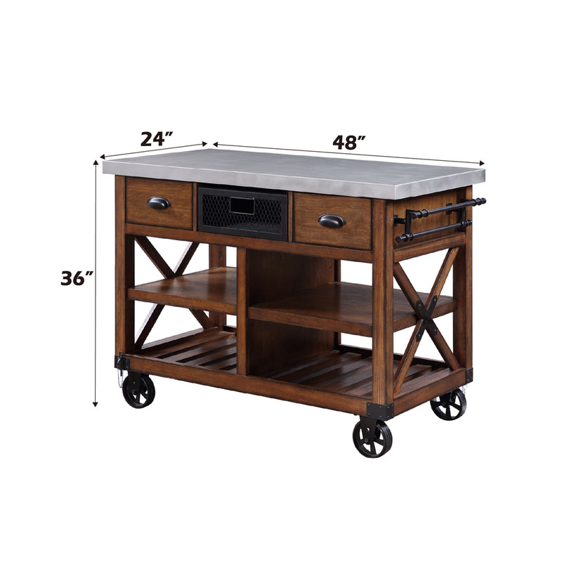 Kailey Kitchen Island & Serving Cart