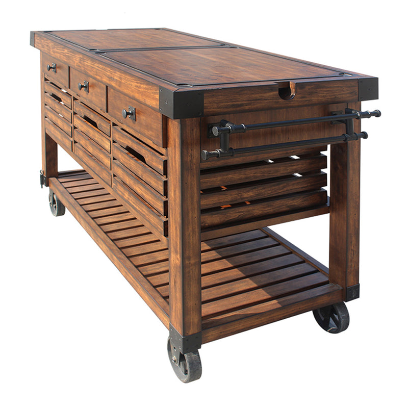Kaif Kitchen Island & Serving Cart
