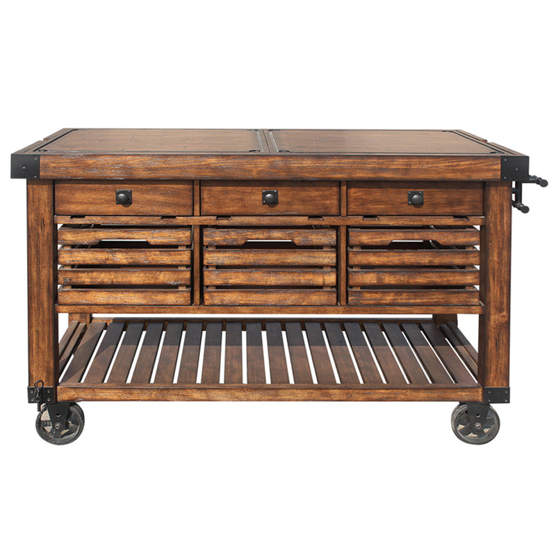 Kaif Kitchen Island & Serving Cart