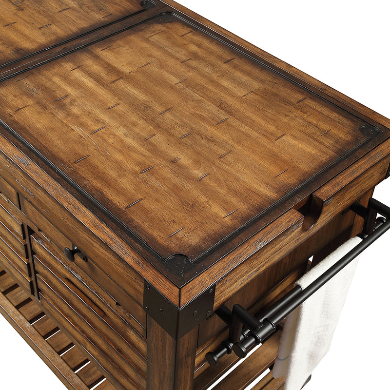 Kaif Kitchen Island & Serving Cart