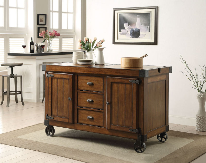 Kabili Kitchen Island & Serving Cart