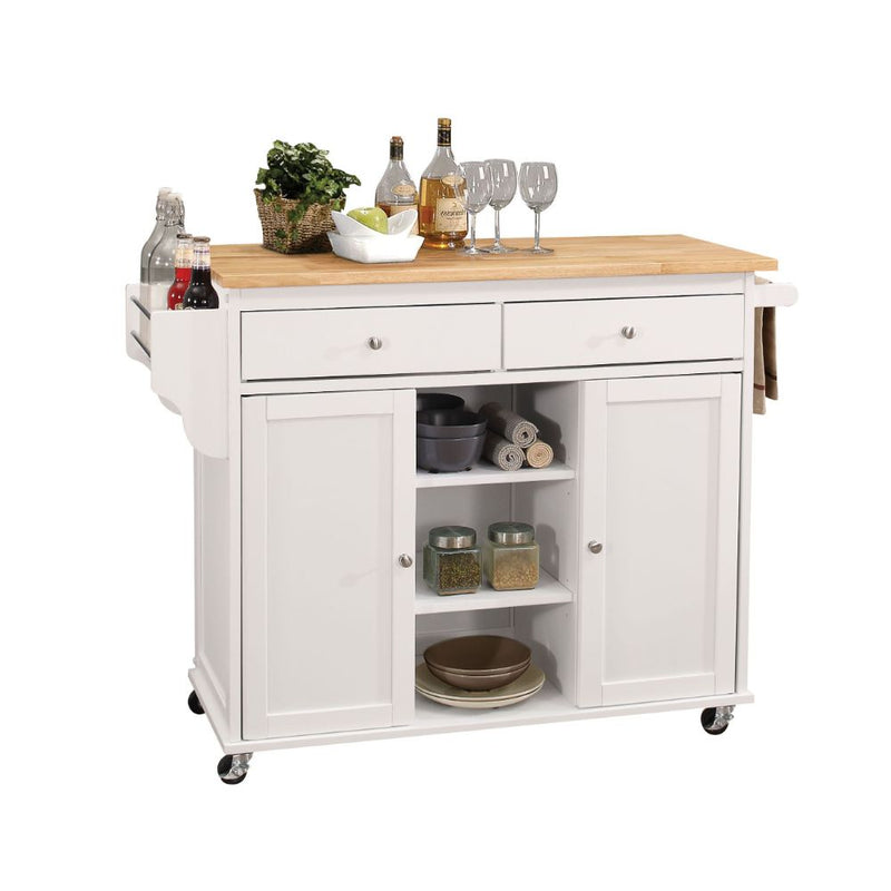 Tullarick Kitchen Island & Serving Cart