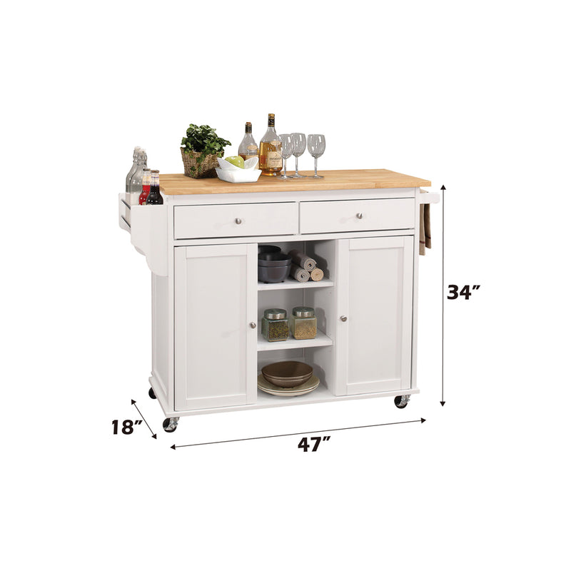 Tullarick Kitchen Island & Serving Cart