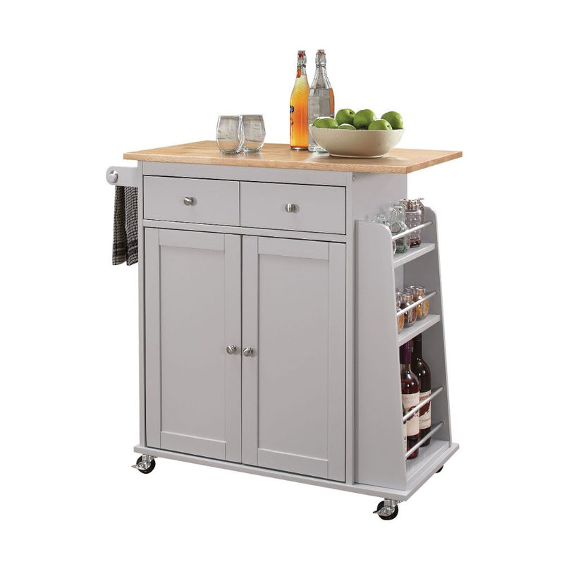 Tullarick Kitchen Island & Serving Cart