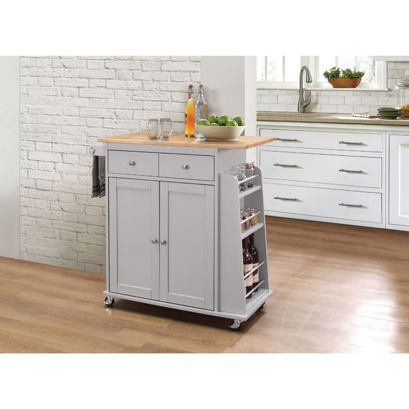 Tullarick Kitchen Island & Serving Cart
