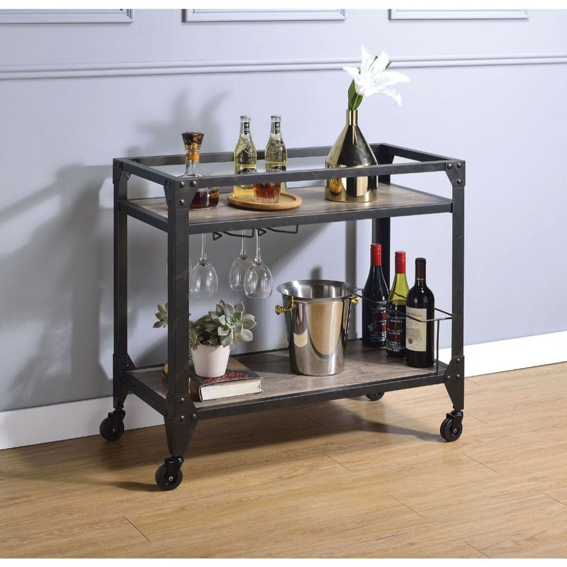 Jorgensen Kitchen Island & Serving Cart