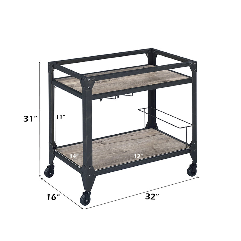 Jorgensen Kitchen Island & Serving Cart
